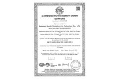 certificate certificate from HXY Hardware and Plastic Co., Ltd.