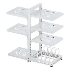 Kitchen 304 Stainless Steel Pot Rack Multi Layer Kitchen Supplies Appliances Storage - Image 6