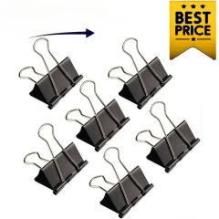 Promotional Reusable 10PCS High Quality Bulldog Clips Office Paper Binder Metal Accessory - Image 1
