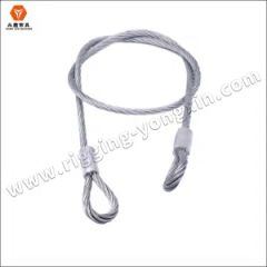 Custom 316 Stainless Steel Wire Rope Sling with Soft Loop for Architectural - QINGDAO YONGXIN RIGGING CO., LTD.
