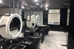 Wood Salon Interior Designing Service Material Wood Condition New Work Done Wood Work & Furniture, False Ceiling/POP Available Services Salon Interior Designing - Image 2