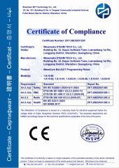 CE Certificate certificate from Weeemake Steam Tech Co., Ltd.
