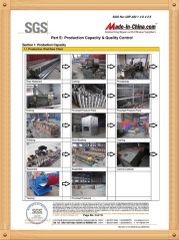SGS Production Capacity&Workflow certificate of Cangzhou Dixin Roll Forming Machine Co., Ltd. – certificate photo, supplier certificates section
