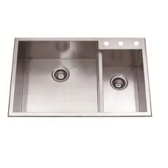Stainless Steel 304 Double Bowl Two Basin Handmade Sink for Kitchen - Image 2