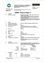 EURO 5 194 certificate of Chongqing Daying General Machinery Manufacture Co., Ltd. – certificate photo, supplier certificates section