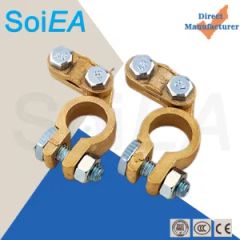 Universal Quick Release Battery Terminals Connectors Clamps Brass Top Post Battery Terminal Protector - Wenzhou Soiea Electric Co., Ltd.