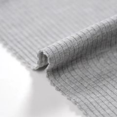 Tr Spandex 4*2 Rib Grs Poly Viscose Spandex Knit Rib Fabric Style Rib Weight 240GSM Type Rib Fabric Pattern Yarn Dyed Application Garment - Image 5