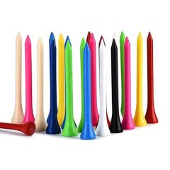Colorful Bamboo Golf Tees Custom Logo Golf Peg - Image 2