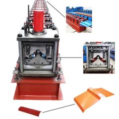 Roof Ridge Cap Forming Machine Roll Forming Machine Metal Roof Ridge Cap Making Machine - Image 2