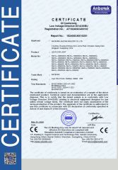 LVD certificate from Rayborn Lighting Industry Co., Ltd.