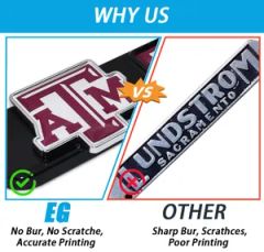 Custom Plastic Rust-Proof Durable License Plate Frame Personalized License Plate Frame - Image 2