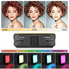 Mini Portable Selfie Light for Live Streaming and Videos Power 6W Origin China Type Quadrate IP Rating IP65 Trademark - Image 4