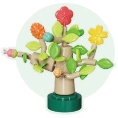 Early Educational Plastic Dly Stacking Toys Flower Tree Building Block - Image 2