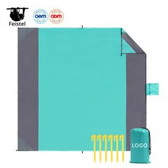 Light Sand Proof Beach Mat Compact Beach Blanket for Outdoor Events - Image 1