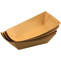 Disposable Takeaway Kraft Paper Boat Tray Fried Chicken Shape Boat Origin Xingtai Model NO. XGK08-4 HS Code 4823699000 Coating PE - Xinguokang Paper Co., Ltd