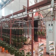 Automatic LPG Gas Cylinders Powder Coating Line, High Performance Powder Coating Spray Booth^ - Image 2