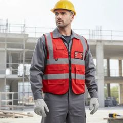 Reflective Clothing for Construction Site Safety with Logo Zipper Resin Gender Unisex Structure Baggy Fabric Polyester HS Code - Henan Kaiwei Protective Equipment Co., Ltd.