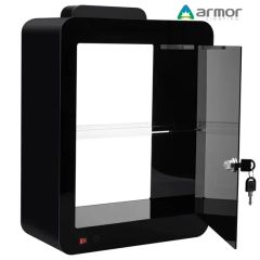 Factory Customized Acrylic Display Rack LED Light Electronic Atomizer Display Cabinet Cigar Accessories Display Stand with Lock - Image 2