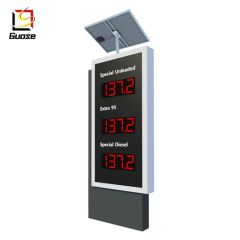 Solar Road Directional Pylon Sign for Gas Station in LED Displays - Image 1
