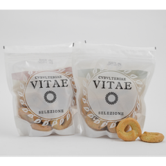 Top Sale Baked Snacks Taralli With Onion Flakes Artisanal Snacks Semi Soft Fresh Saver packaging Party Snacks - Image 3