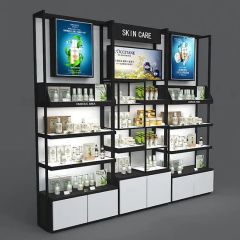 Supermarket Cosmetic Display Racks Beauty Supply Store Shelf Origin China Model NO. 022 Condition New Trademark GZowin Usage Cosmetic - Image 2