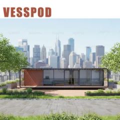 Aluminum Glass Prefab House Ghana Prefab Houses Beer Bar Store Coffee Shop - Qingzhou Vessel Housing Technology Co., Ltd.