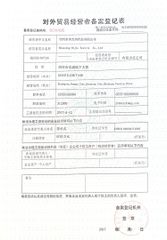 License Photo certificate of Shaoxing Dijie Textile Co., Ltd. – certificate photo, supplier certificates section