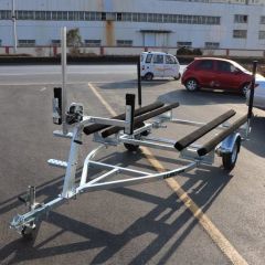 13FT Pontoon Trailer Boat Trailer - Image 2