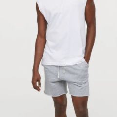 Custom Mens Sport Raw-Edged French Terry Jogger Sweat Shorts Wholesale Manufacturer - NANCHANG LANGMAI CLOTHING CO., LTD.