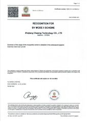 BV certificate from Chasing Technology(Changxing) Co., Ltd