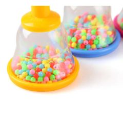 Baby Toy Rattles Colorful Bell-Shaped Plastic Shaker - Image 3