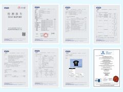 Test certificate from Yancheng Yunqian Apparel Co.,Ltd