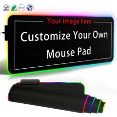Customize Extended Full Color Printed Desk Mat RGB LED E-Sport Gaming Mouse Pad - Image 6