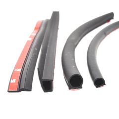 D Shape Soundproof Rubber Foam Weather Strip with Self-Adhesive for Car Door Seal - Suzhou Arisons New Material Co.,Ltd.
