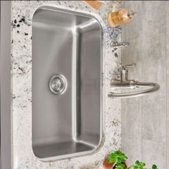 Kitchen Sinks Shape Rectangular Finish Type Glossy Material Grade SS 304 Material Stainless Steel Sink Type Single Bowl - Image 3