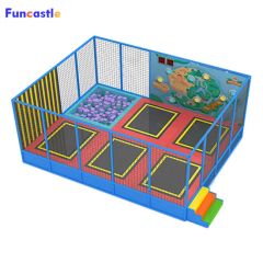 Custom Design Small Space Trampoline High Quality Kids Jumping Trampoline Safe Fun with Enclosure - Image 2