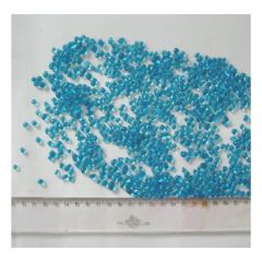 Blue Color Clear Glass Bead Pebble Forming Flat Material Glass Model NO. GGL017 Color Transparent Surface State Flat HS Code 7001009010 - Image 3