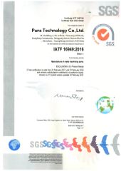 IATF16949 certificate from Shenzhen Pans Technology Co., Ltd.