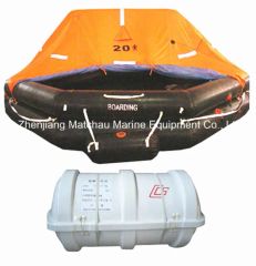 Ec Approved Throw Over Board Inflatable Life Raft Type Life Raft Material Rubber HS Code 89071000 Trademark Matchau Function - Image 1