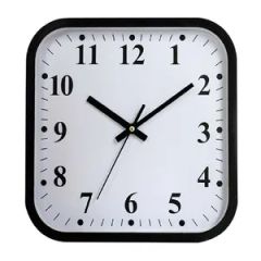 Minimalist Design Plastic Frame Precise Timing Simple Style Wall Clock - Image 1