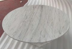 Stone Table Furniture White Marble Round Center Coffee Table Design Price - Image 3