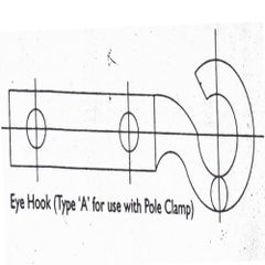 Eye Hook Durability Durable Intended Use Use With Pole Clamp Engineering Precision Precision Engineered Customization Available In Various Sizes And - Akhey Chand Hulash Chand