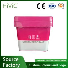 for Sale 1L - 5L Clear Food Grade Container Square Plastic Bucket Pail for Food Packing Custom Logo Colors - Image 3