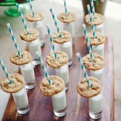 Light Blue White Biodegradable Striped Paper Straws Paper Drinking Straws for Party - Image 5
