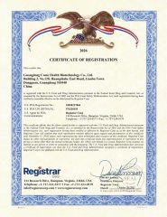 2 certificate from Guangdong Roshfabs New Materials Technologies Co., Ltd.