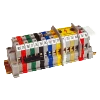 Feed Through Terminal Lug Type Pin Type Mounting Type Universally Mountable Conductor Size Range 0.5 To 95 Sq Mm Terminal Configuration One Input And One - Image 1