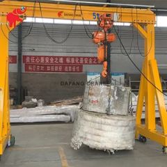 Adjustable Height Small Mini Portable Mobile Gantry Crane 5 Ton - Image 6