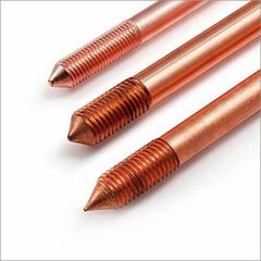 Copper Bonded Grounding Rod RDSO Approved Earthing with RITES & Consignee Inspection, For Railway Project - Image 1