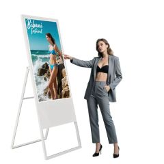 4K Android/Windows OS 43 Inch Free Stand Indoor Advertising LCD Poster Kiosk Player - Image 4