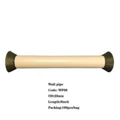 8 Inch PVC Wall Pipe, Through Wall Pipe, to Fix Building Formwork - Image 1